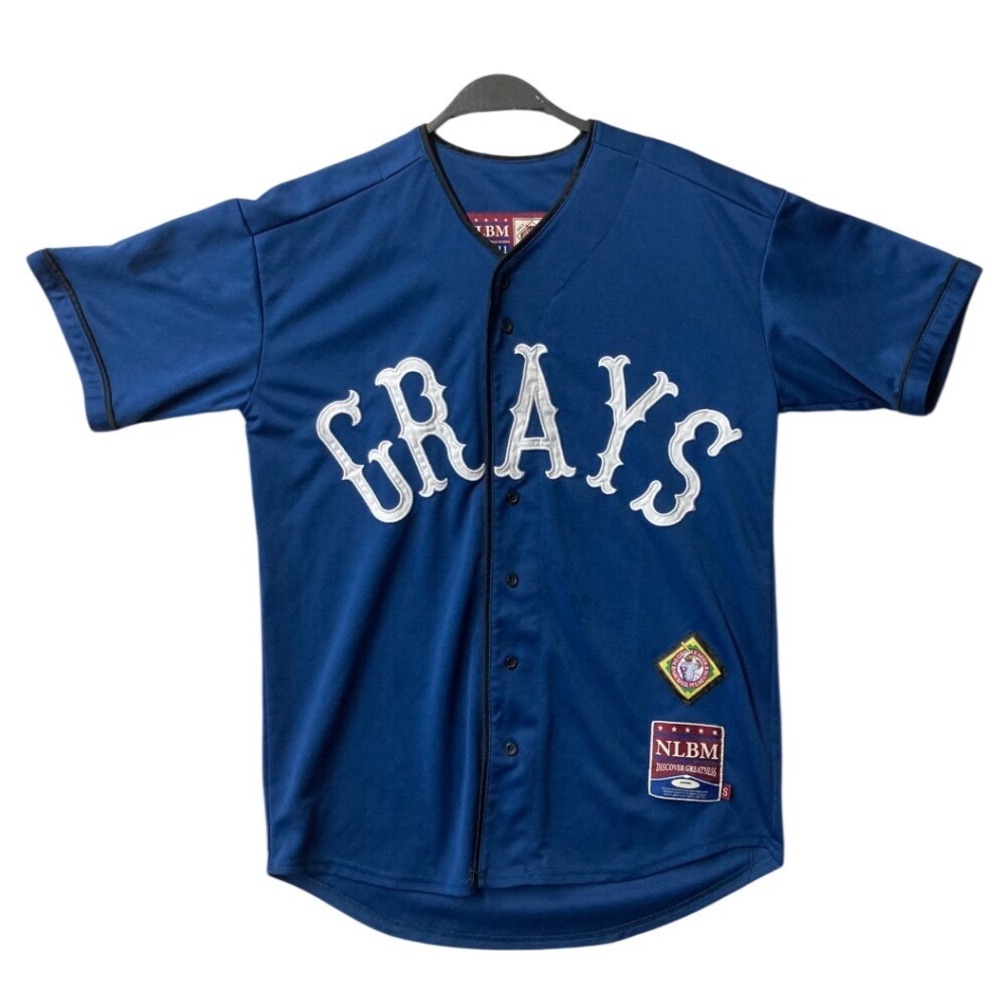 NLBM Homestead Grays Negro Leagues Baseball Museum Jersey Blue Mens Small